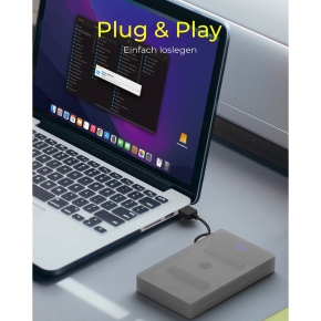ICY BOX IB-AC603b-U3 USB 3.2 Gen 1 Adapterfür ein 2.5 Laufwerk