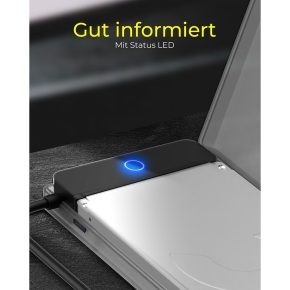 ICY BOX IB-AC603b-U3 USB 3.2 Gen 1 Adapterfür ein 2.5 Laufwerk