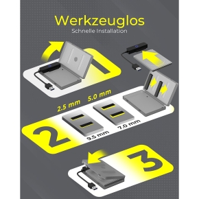 ICY BOX IB-AC603b-U3 USB 3.2 Gen 1 Adapterfür ein 2.5 Laufwerk