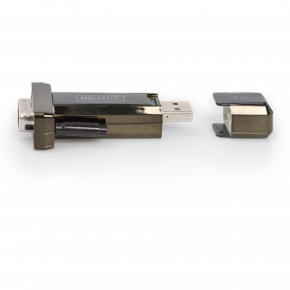 Digitus USB 2.0 > Seriell (ST-ST) Adapter Schwarz