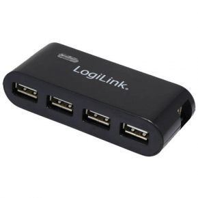 LogiLink UA0085 USB 2.0 HUB 4-Port 4xUSB 2.0 mit Netzteil
