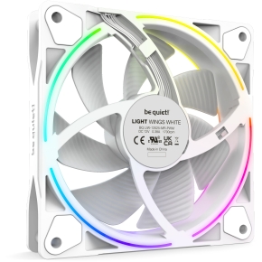 120mm be quiet! LIGHT WINGS White PWM Triple-Pack