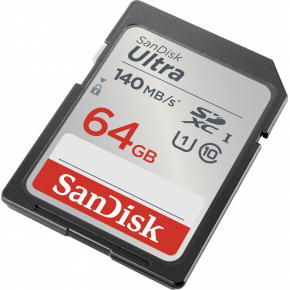 CARD 64GB SanDisk Ultra SDXC 140MB/s