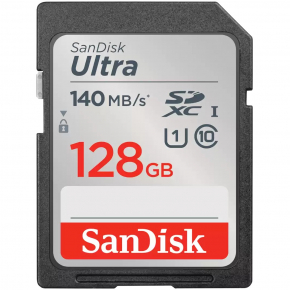 CARD 128GB SanDisk Ultra SDXC 140MB/s