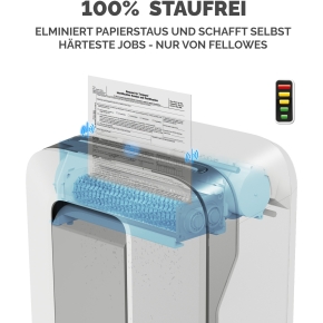 Fellowes Powershred LX201 Aktenvernichter MicroCut 12 Blatt 2x12mm P-5 Weiss