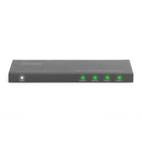 DIGITUS Ultra Slim HDMI Splitter. 1x4. 4K / 60 Hz