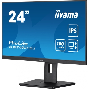 60,5cm/24 (1920x1080) iiyama ProLite XUB2492HSU-B6 FHD IPS 100Hz 4ms 16:9 HDMI DP 4xUSB LS Black