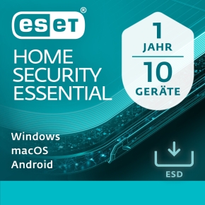 ESET Home Security Essential - 10 User, 1 Year - ESD-DownloadESD