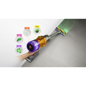 Dyson V12 Detect Slim Absolute Staubsauger nickel yellow