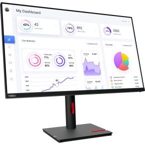 80cm/31,5 (3840x2160) Lenovo ThinkVision T32p-30 16:9 4K IPS 4ms 60Hz HDMI DP USB-C Pivot Black