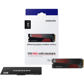 M.2 4TB Samsung 990 PRO Heatsink NVMe PCIe 4.0 x 4 retail