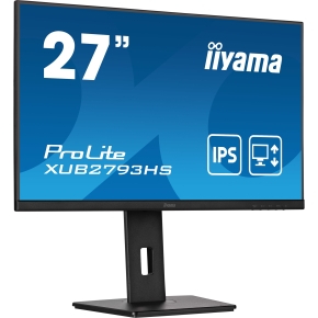 68,5cm/27 (1920x1080) Iiyama Prolite XUB2793HS-B6 16:9 FHD IPS 100Hz 1ms HDMI DP LS Pivot VESA Black