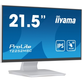 54,5cm/21,5 (1920x1080) iiyama ProLite T2252MSC-W2 16:9 FHD IPS Touch 5ms HDMI DP Speaker White