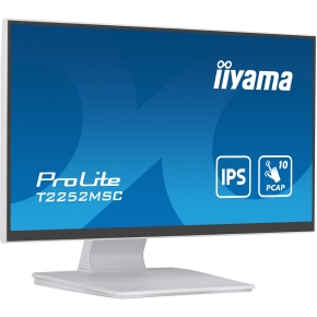 54,5cm/21,5 (1920x1080) iiyama ProLite T2252MSC-W2 16:9 FHD IPS Touch 5ms HDMI DP Speaker White