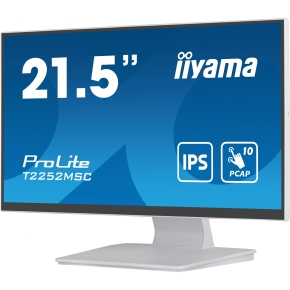 54,5cm/21,5 (1920x1080) iiyama ProLite T2252MSC-W2 16:9 FHD IPS Touch 5ms HDMI DP Speaker White