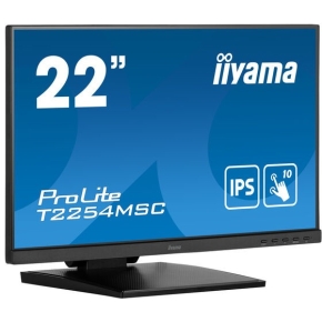 55,9cm/22 (1920x1080) iiyama ProLite T2254MSC-B1AG 16:9 FHD IPS Touch 4ms 60Hz HDMI DP Speaker Black