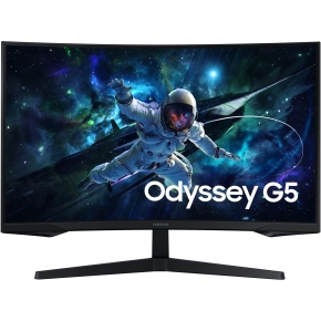 81,3cm/32 (2560x1440) Samsung Odyssey G5 S32CG552EU 16:9 QHD HDR10 Curved 1ms 165Hz HDMI DP Black