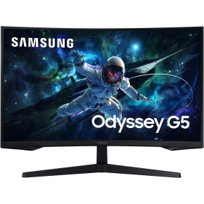 81,3cm/32 (2560x1440) Samsung Odyssey G5 S32CG552EU 16:9 QHD HDR10 Curved 1ms 165Hz HDMI DP Black