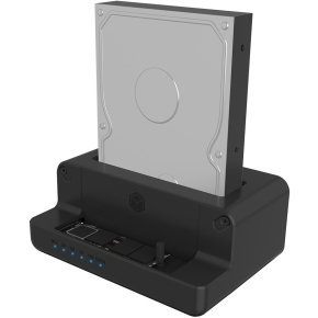 ICY BOX IB-2914MSCL-C31 Klon- und DockingStation für M.2 NVMe SSD und 3.5/2.5 SATA HDD/SSD