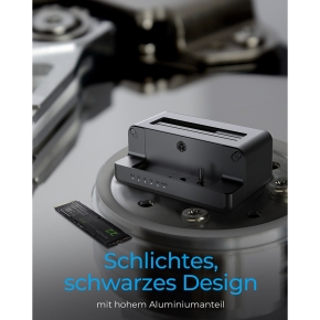 ICY BOX IB-2914MSCL-C31 Klon- und DockingStation für M.2 NVMe SSD und 3.5/2.5 SATA HDD/SSD