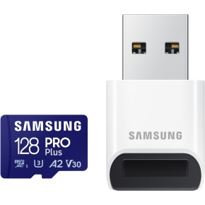 CARD 128GB Samsung PRO Plus microSDXC 180MB/s + USB-Kartenleser