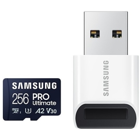 CARD 256GB Samsung PRO Ultimate microSDXC 200MB/s + USB-Kartenleser