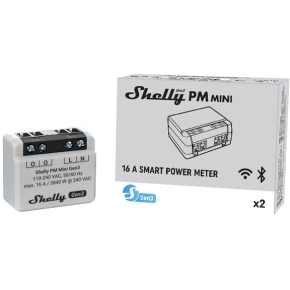 Shelly Relais PM Mini Gen. 3 WLAN BT Unterputz