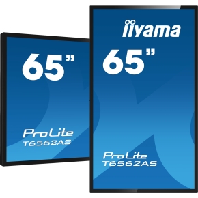 IIYAMA 164.0cm(65) T6562AS-B1 16:9 Touch 3xHDMI+2xUSB retail (Speditionsversand)