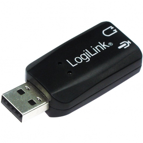LogiLink USB 2.0 Soundkarte mit Virtual 3D Soundeffekt