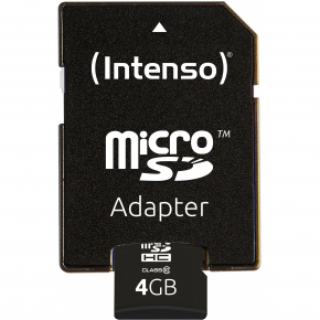 4GB Intenso 3413450 MicroSDHC 20MB/s