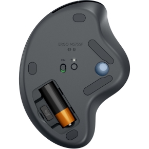 Logitech ERGO M575S Wireless Trackball - Graphite + Blue Ball