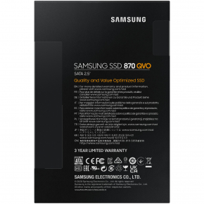2.5 1TB Samsung 870 QVO retail