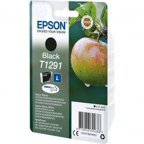 Epson Tinte T1291 C13T12914012 Schwarz bis zu 380 Seiten