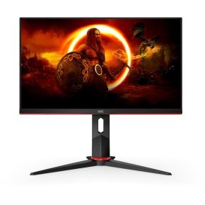 61cm/24 (2560x1440) AOC Q24G2A/BK Gaming IPS 1ms 165Hz IPS QHD DP HDMI LS Black Red