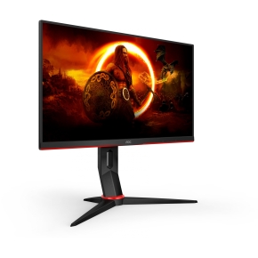 61cm/24 (2560x1440) AOC Q24G2A/BK Gaming IPS 1ms 165Hz IPS QHD DP HDMI LS Black Red