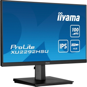 55,9cm/22 (1920x1080) iiyama ProLite XU2292HSU-B6 16:9 FHD IPS 0,4ms 100Hz HDMI DP USB Speaker Black