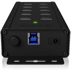 ICY BOX IB-HUB1703-QC3 USB 3.0 HUB 7-Port 7xUSB 3.0; 3xLadeanschluss QC3.0