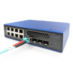 Digitus 8+4P 10G Uplink Industrial Gigabit Ethernet Switch L3 managed