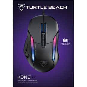 Turtle Beach Kone II Gaming-Maus. schwarz
