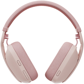 Logitech Zone Vibe 100 Headset full size Bluetooth wireless rose