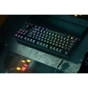 Razer Huntsman V2 Tenkeyless Gaming Keyboard Optical Red QWERTZ black