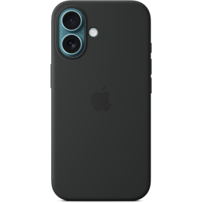 APPLE iPhone16 Silicone Case with MagSafe - Black