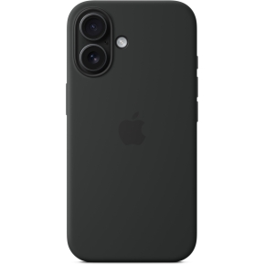 APPLE iPhone16 Silicone Case with MagSafe - Black