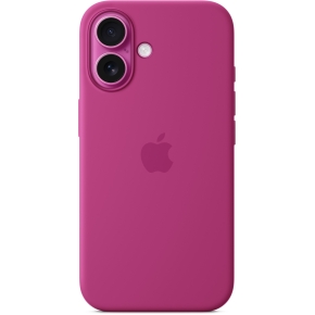 APPLE iPhone16 Silicone Case with MagSafe - Fuchsia