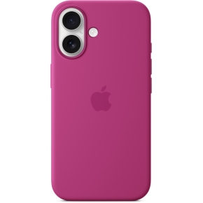 APPLE iPhone16 Silicone Case with MagSafe - Fuchsia