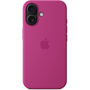 APPLE iPhone16 Silicone Case with MagSafe - Fuchsia