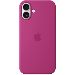 APPLE iPhone 16 Plus Silicone Case with MagSafe - Fuchsia