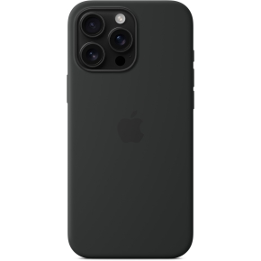 APPLE iPhone16 Pro Max Silicone Case with MagSafe - Black