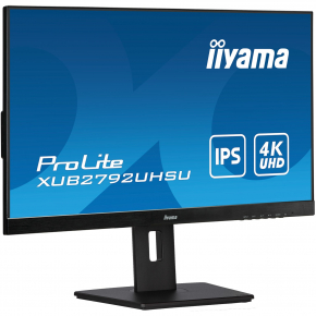 68,6cm/27 (3840x2160) Iiyama ProLite XUB2792UHSU-B5 4K LED IPS 60Hz 4ms HDMI DP USB-C LS black