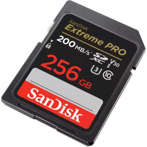 CARD 256GB SanDisk Extreme PRO SDXC 200MB/s